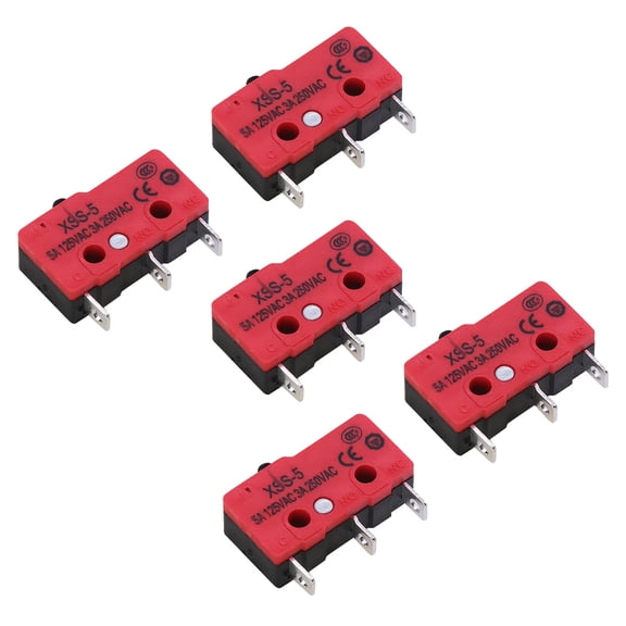 DECORNIJIA Miniature Micro Switch XSS-5 Thermoplastic 5pcs