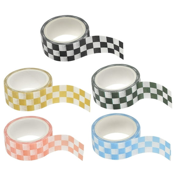 unbranded 5 Rolls Vintage Journaling Supplies Square Washi Tape 3.00X1.50X0.10CM