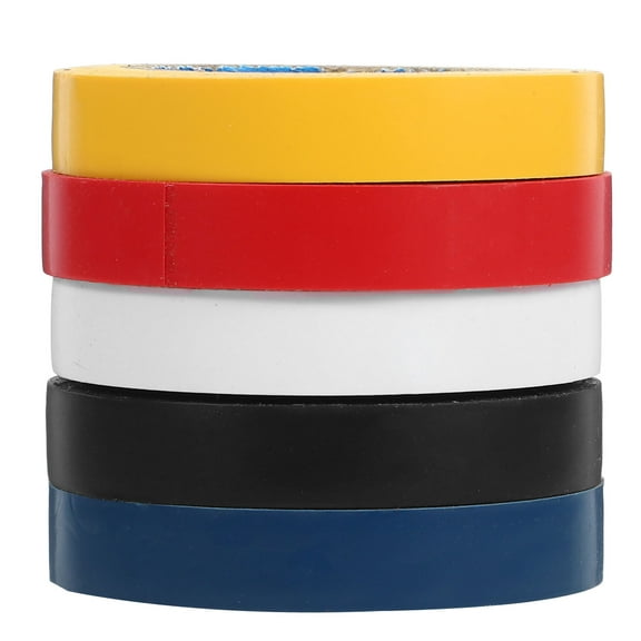 OUNONA Drum Stick Wrap Assorted Color PVC 5 Rolls