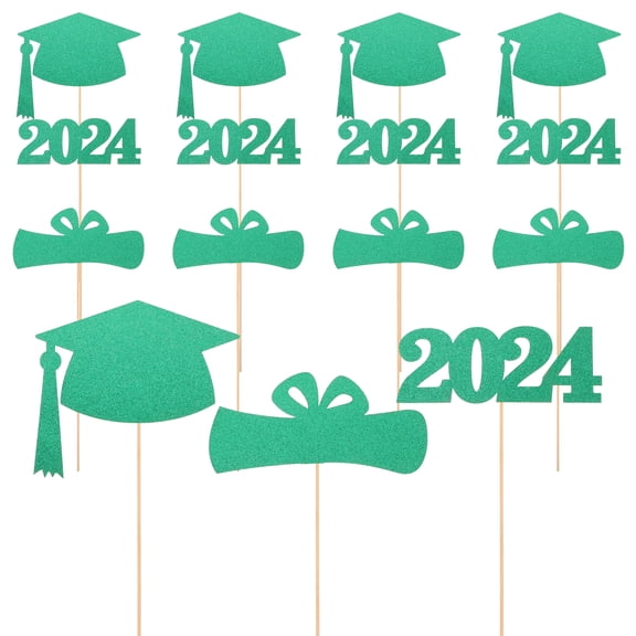 unbranded 5 Set of Graduation Party Decorations Graduation Centerpiece Vase Sticks Congrats Grad Table Toppers Sticks