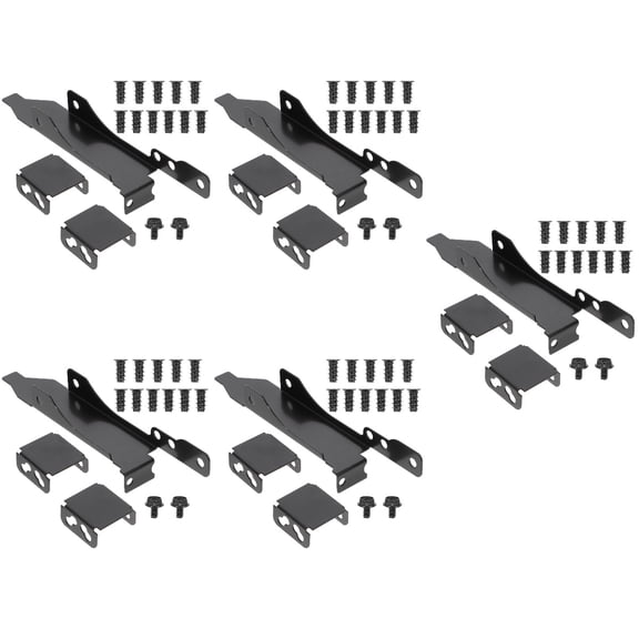 unbranded 5 Sets PCI Slot Bracket Dual Slots Fan Mount Racks Computer Radiator Holders