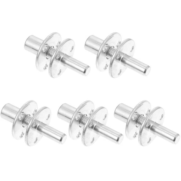 unbranded 5 Sets Screw Kit for Bedpost Series Rail Headboard Brackets Adjustable Base Silver