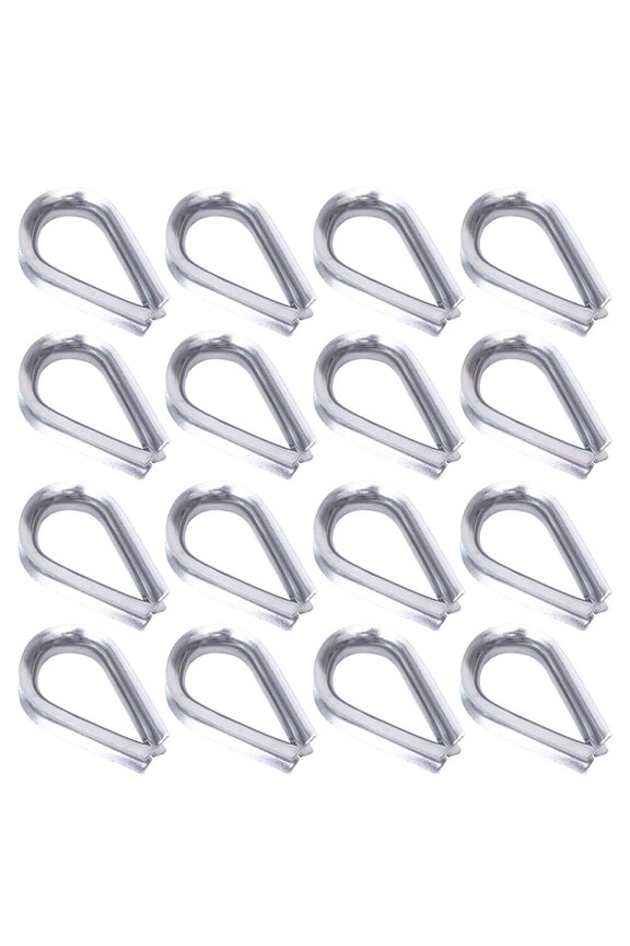 unbranded 50 Pcs Heart Ring Triangular Clamps Kit Crimping Tool Wire Miss Silver