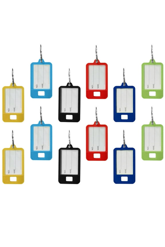 50 Pcs Key Chain Keychain Multi- Functional Tags Name Label