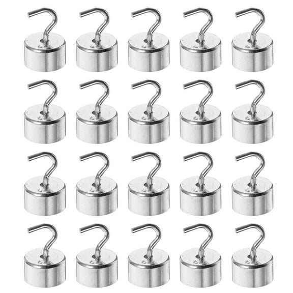unbranded  50 Pcs Lab Weights with Hook Hardware Snapshot Indoor Equipment Experimental Silver