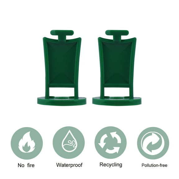 SKISUNO Greenhouse Tomato Clips Plants Hangers Plastic Green 50Pcs for Strengthen Framework