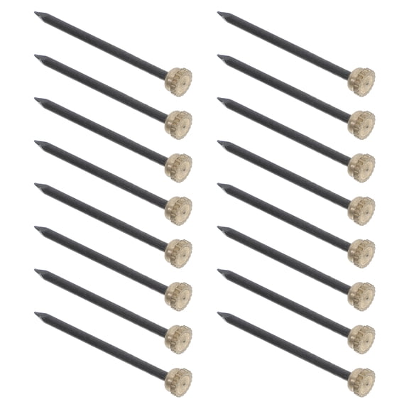50 Pcs Mini Picture Hanger Nails with Binder Clips for Hanging Photos, Toys, Decorations and More