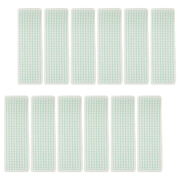 HEANUJJ 50Pcs Green PP Tape Storage Grid Round Corner Practical Portable for Colleagues Friends Personal Use