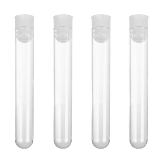 LITINKIMI Test Tube Clear Plastic 50Pcs 3.9In