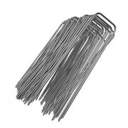 unbranded 50 Pcs U-shaped Nails Anti-grass Nails Patio Anchors Weeds Garden Pile U-nail Cloth Nails