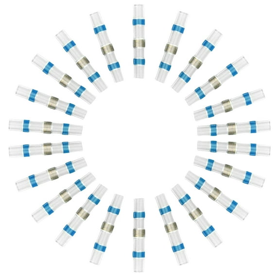 unbranded 50 Pcs Wiring Kit Electric Wire Butt Splices PE Connectors Waterproof