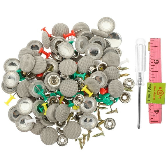 unbranded 50 Sets Headliner Repair Kit Car Roof Buckle Car Rivets for Car Roof Canopy Repair