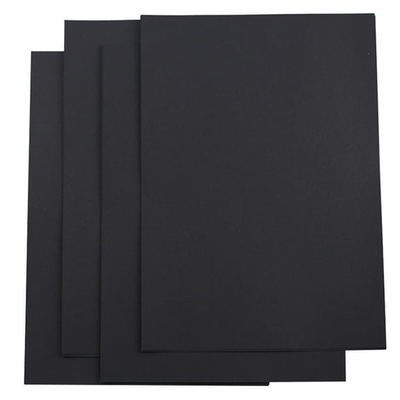 MOKKHNB Thick Black Cardboard Refill Papers Drawing 50Set