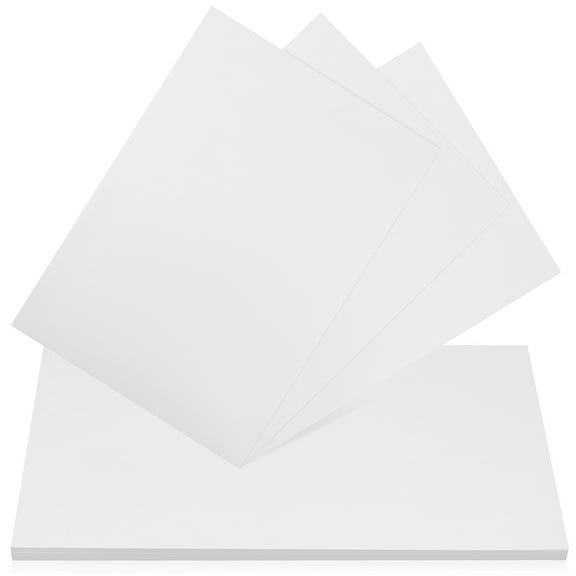 unbranded  50 Sheets Craft Cards Textured Scrapbook Paper Note Pads Printing Office White