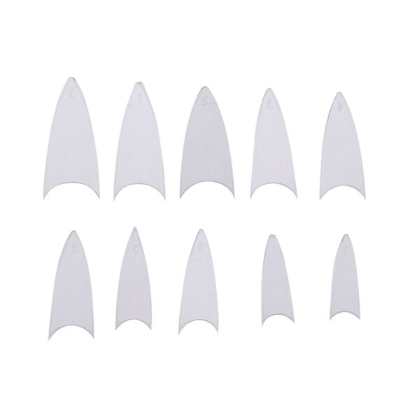 unbranded 500 Pcs Square Nails Nail for Nail Art 2.50X1.00X0.50CM