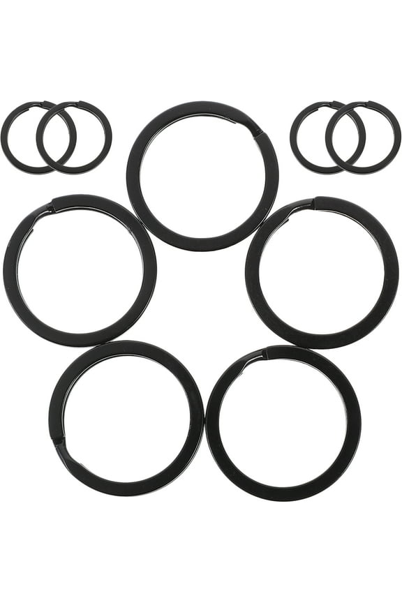 50Pcs Key Rings for DIY Metal Keychain Rings Split Key Rings Key Circles Car Office Keys Attachment