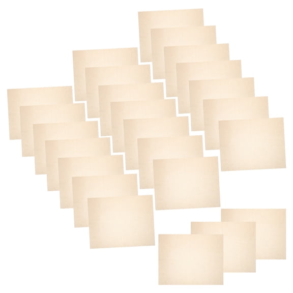 unbranded 50pcs Antique Style Calligraphy Paper Chinese Xuan Paper Retro Calligraphy Paper Sheets Half Raw Ripe Xuan for Writing Painting Practice