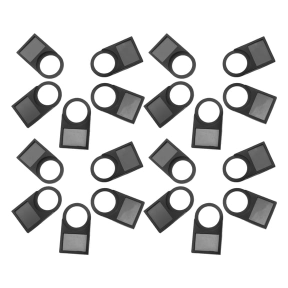 FONDOTIN 50Pcs Compact Plastic Push Button Light Sign Board for Clear Communication