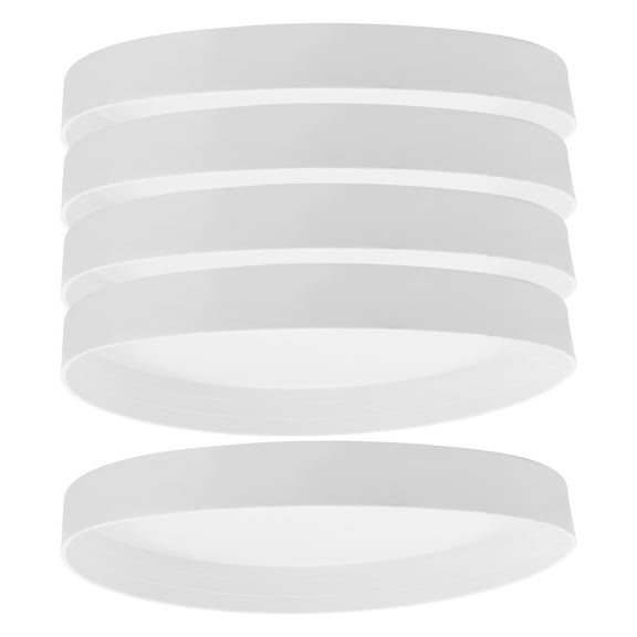 Milisten White PVC Piling Caps for Docks Wood Post 5 Pieces Home Outdoor Use