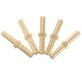 thumbnail image 1 of unbranded 5pcs Barb Splicer Mender Brass Barb Union Hose Fittings Pipe Connector Air Hose Barb Union For Air Water Oil Hose Adapter, 1 of 8