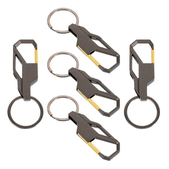 WHAMVOX MLINS 5pcs Key Chain Holder Keyring Decorative Keychains with Hook Key Chain Rings Accessory for Men Belt Metal Key Rings