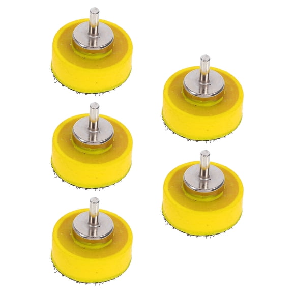 OULII 5Pcs Yellow Sanding Disc Pads with Stainless Steel Durable Material