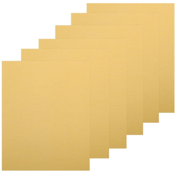 GOOHOCHY sublimation blanks photo Aluminum Sheets Golden Sign Creation Craft Makers Office Use 6Pcs