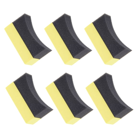 unbranded  6 Pcs Color Polishing Sponge Dressing Applicator Pads Car Wash