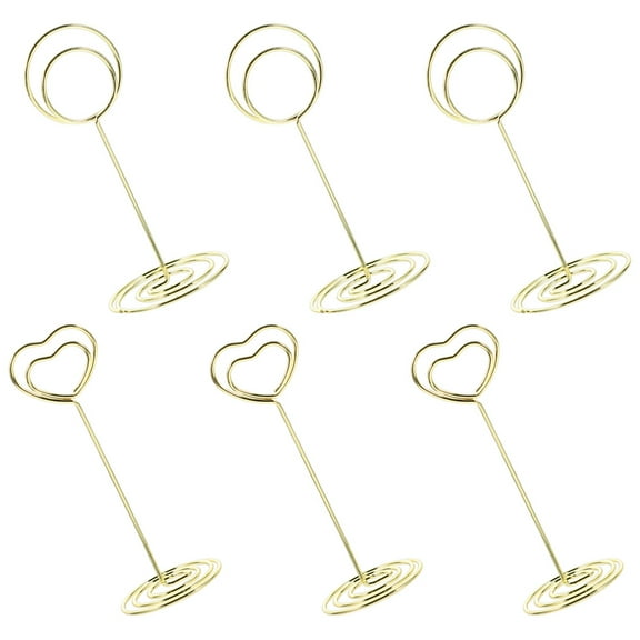 unbranded 6 Pcs Desktop Note Holder Creative Photo Holders Party Picture Stands Office