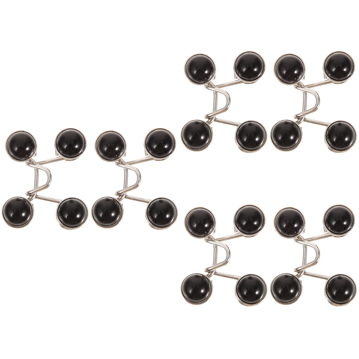 unbranded 6 Pcs Detachable Creative Jeans Buttons Simple Snap Fasteners Trousers Clip