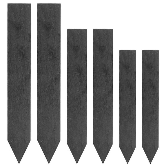 unbranded  6 Pcs Garden Labels Plant Markers for Waterproof Outdoor Decor Plants Decorative Planters Pea Black