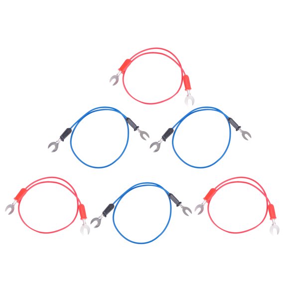FELTECHELECTR Wire Crimp Copper U Shaped For Circuit Wires 6Pcs 15.7X0.6In
