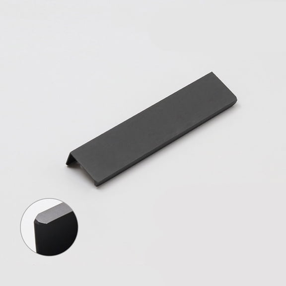 unbranded 6 Pcs Kitchen Pull Threaded Cabinet Door Handles Dresser Hinge Black
