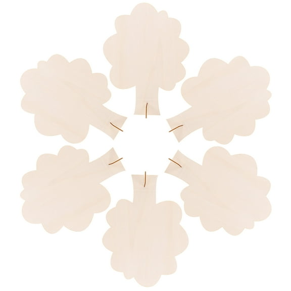 unbranded 6 Pcs Mini Christmas Tree Plank Tree Child 22.00X16.50X2.50CM