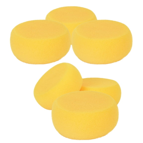 unbranded  6 Pcs Natural Sponges for Painting Supplies Artists Child Yellow