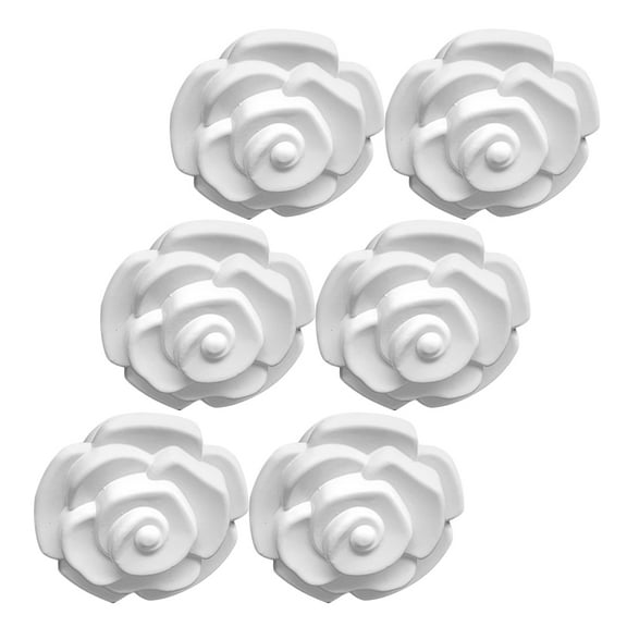 unbranded 6 Pcs Pull Handle Replacement Cabinets Handles Door Drawer Pulls White