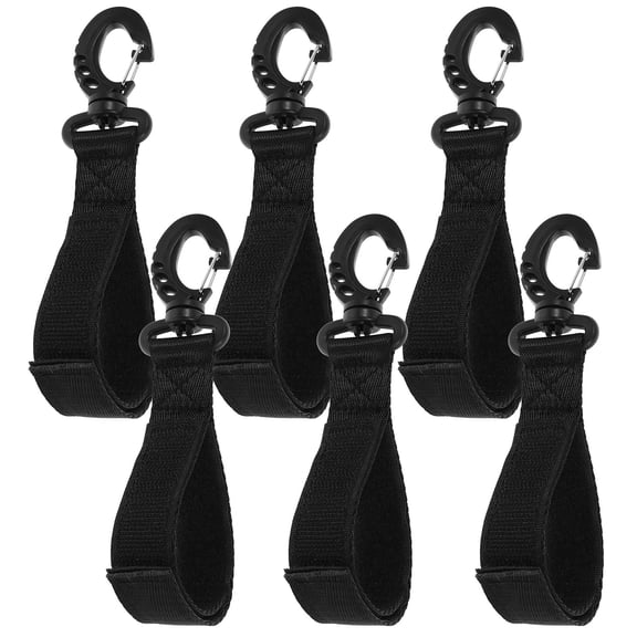 jojofuny Durable Plastic Paddle Hook 6Pcs for Boat and Kayak Mooring Cord Outdoor