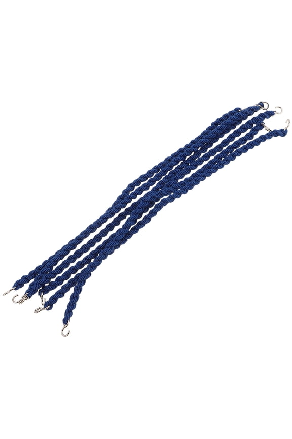 Leg Tie Straps Rain Boot Straps Dark Blue Polyester 6Pcs Hook Design for Outdoor Gear