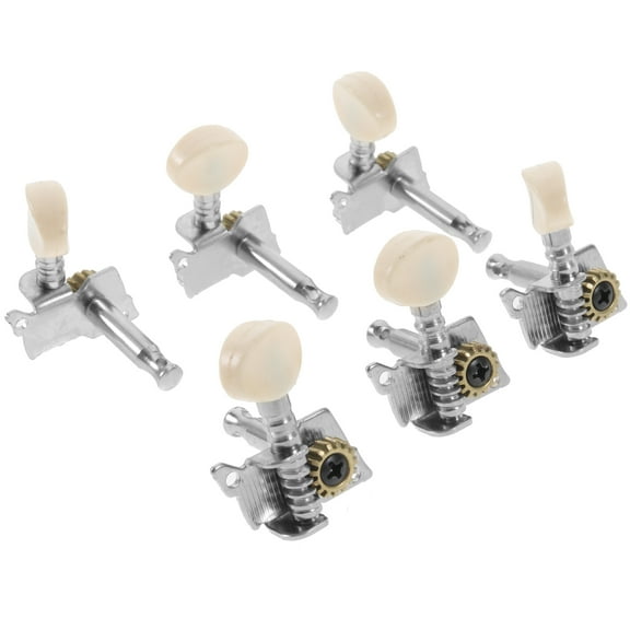 unbranded 6 Pcs Universal Guitar Tuning Peg Acoustic Pegs Classical Knobs Silver