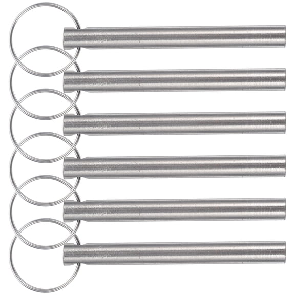 unbranded  6 Pcs Yo-Yo Shaft Unloader Spring Loading Pin Hub Puller Tool Boat Flush Hatch Silver