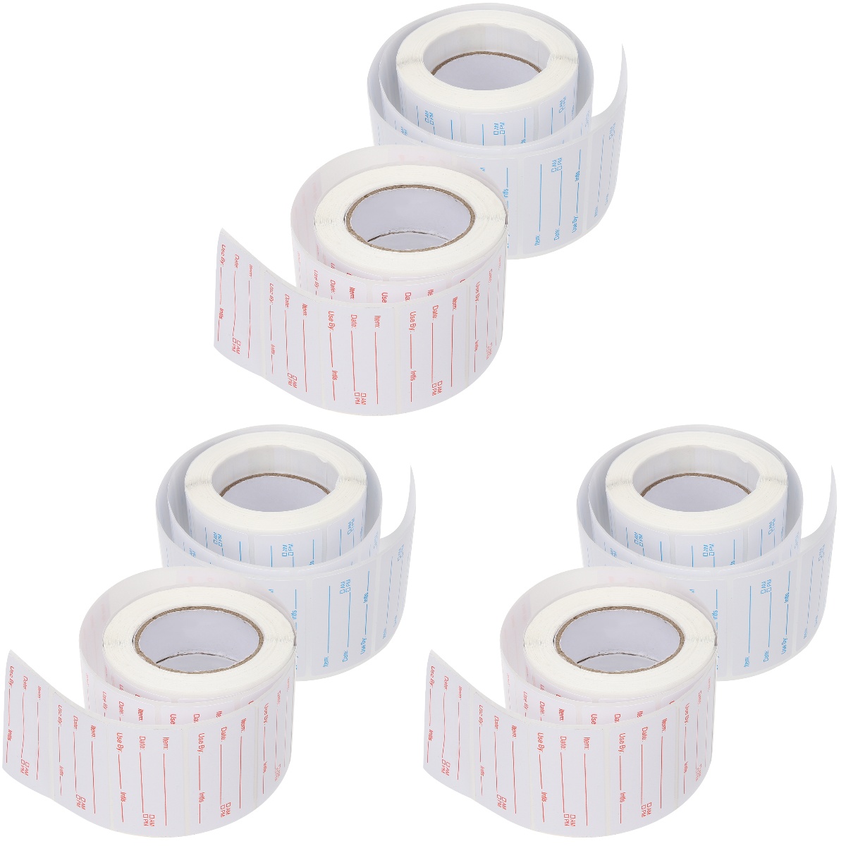unbranded 6 Rolls Food Storage Stickers Kitchen Container Labels ...
