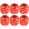 thumbnail image 1 of HOMEMAXS Plastic Binding Rope for Packing and Gardening Craft in Red 6 Rolls, 1 of 8