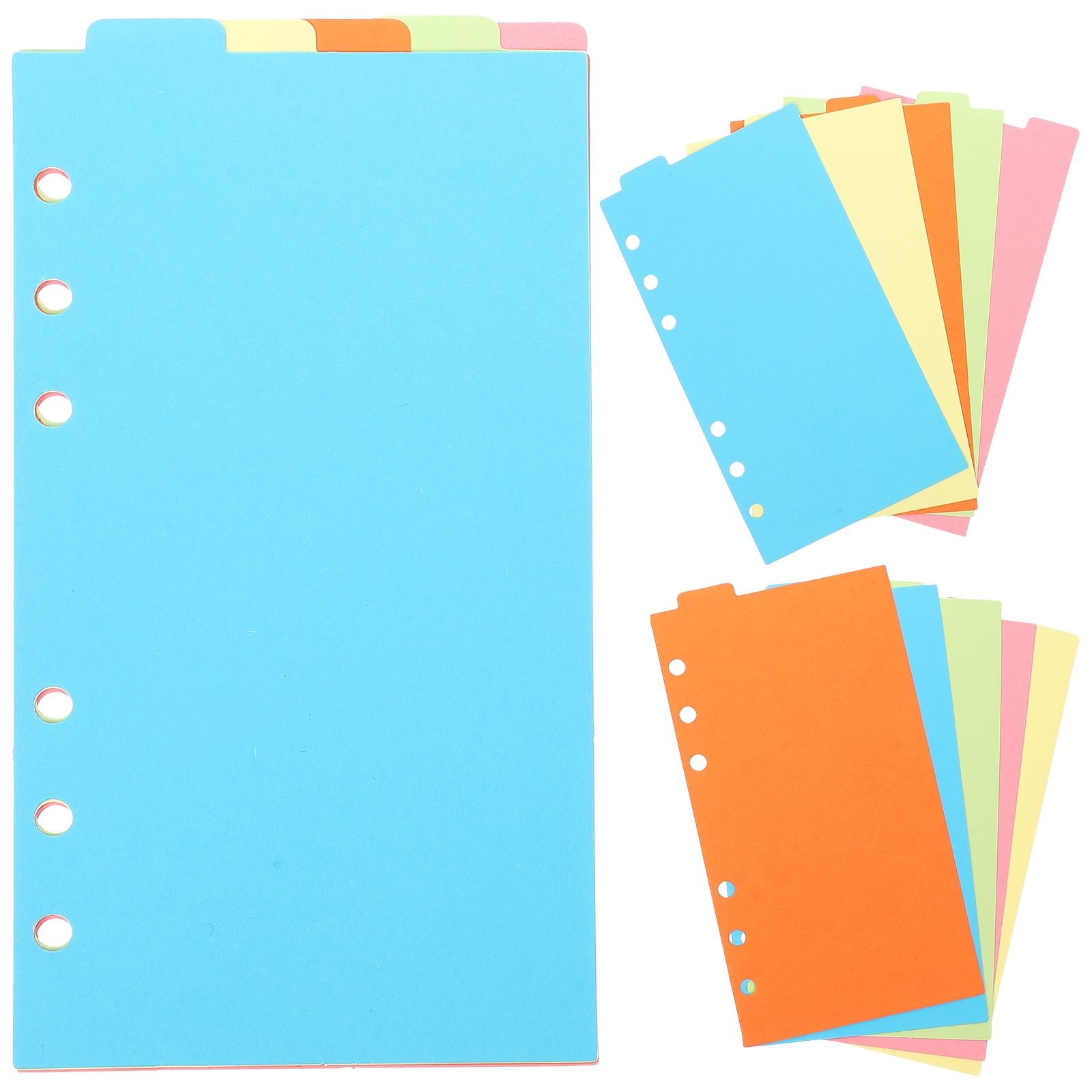 Colorful File Divider unbranded 6 Sets Organizer Refill Paper Notebook Divider Dividers ...