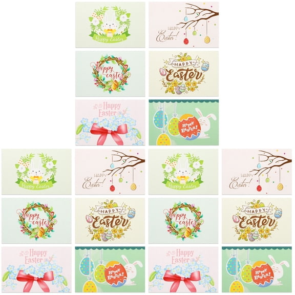 LITINKIMI Easter Theme Greeting Cards Fine Workmanship cate Details 6Sets