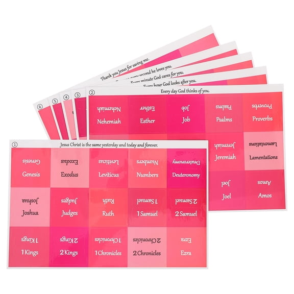 unbranded 6 Sheets Blank Tabs Calendar for Planner Bible Index Tags