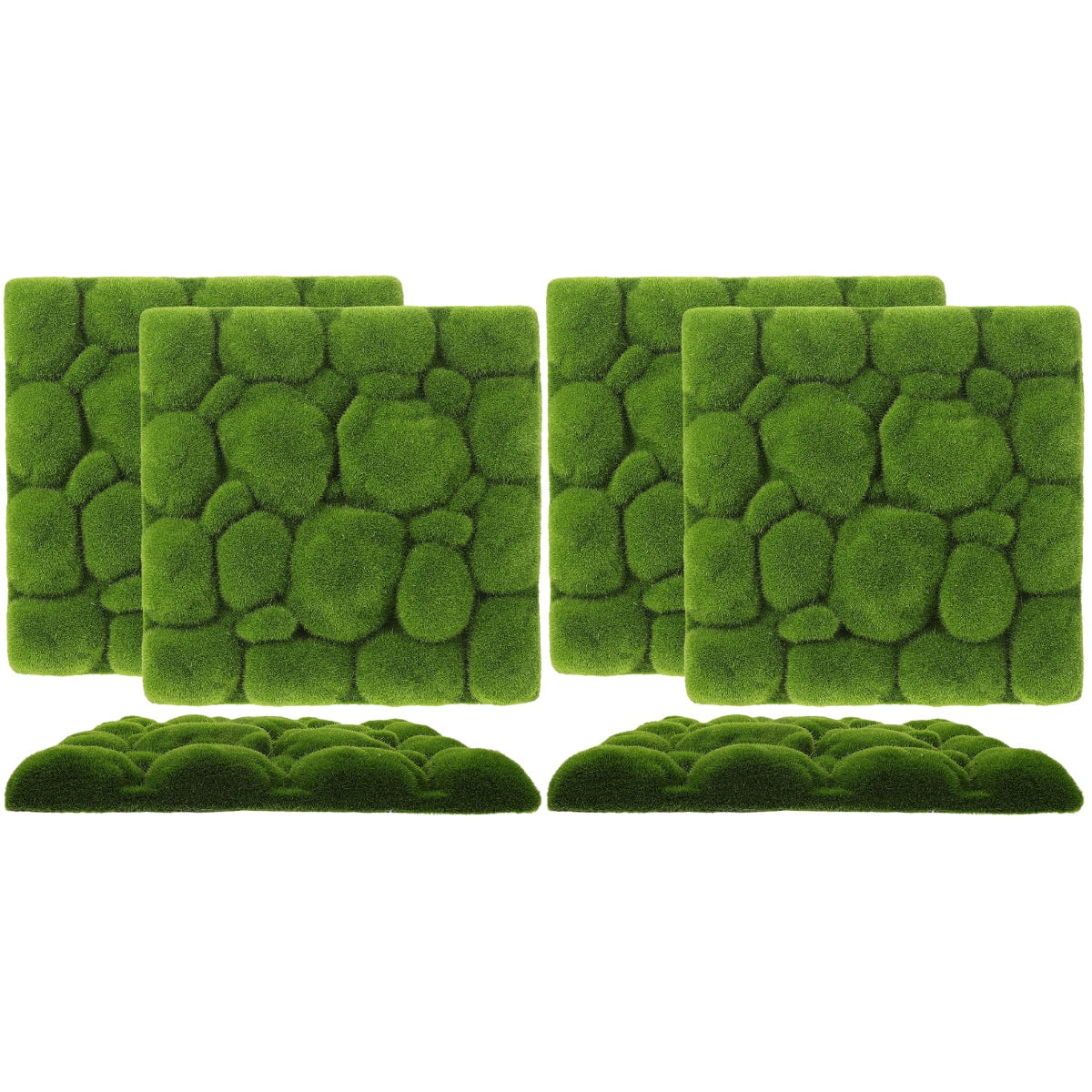unbranded 6 pcs  Artificial Greenery Backdrop Plant Decor Hanging Wall Decoration Fake Moss Board