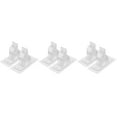 thumbnail image 1 of unbranded 6 pcs  Curtain Rod Holder Brackets Adhesive Curtain Rod Clips Brackets Shower Curtain Rod Holders Hook, 1 of 8