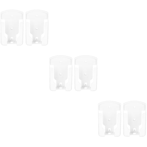 unbranded 6 pcs  Sticky Remote Control Storage Rack Nail-free Remote Control Rack Remote Control Holder
