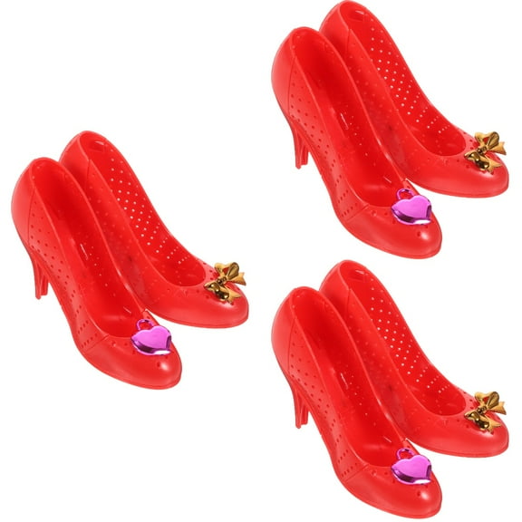 unbranded 6 pcs High Heel Cake Decorations Wedding Cake Ornaments Dessert Cupcake DIY Decor