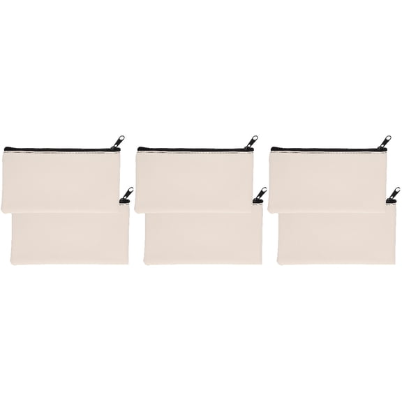 unbranded 6 pcs Zipper Bill Bags Money Bags Money Bags Receipt Pouches Bank Deposit Money Bags with Zipper